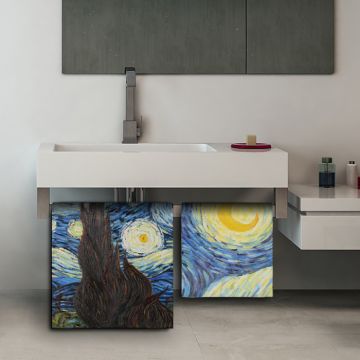 Coppia Salviette Bagno Van Gogh