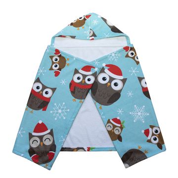 Accappatoio Bambini Christmas Owls