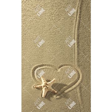 Coppia Salviette Bagno Heart Of Sand