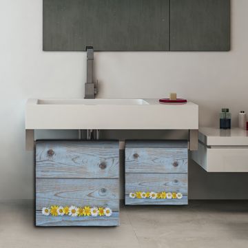 Coppia Salviette Bagno Wood and Flowers