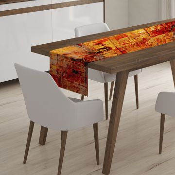 Runner Cucina Abstract Red