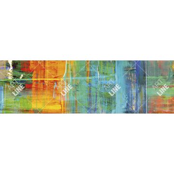 Runner Cucina Multicolor Abstract 