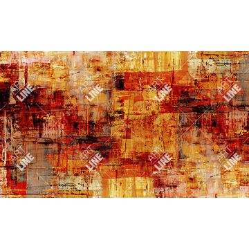 Tovaglia Cucina Abstract Red