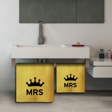 Coppia Salviette Bagno Mrs