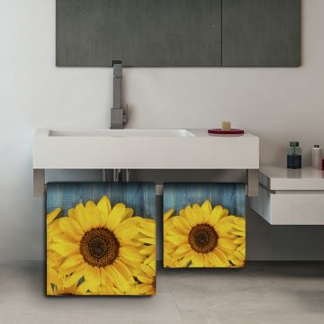 Coppia Salviette Bagno Sunflower