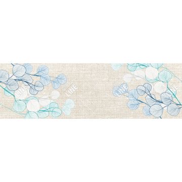 Runner Cucina Blue Flowers