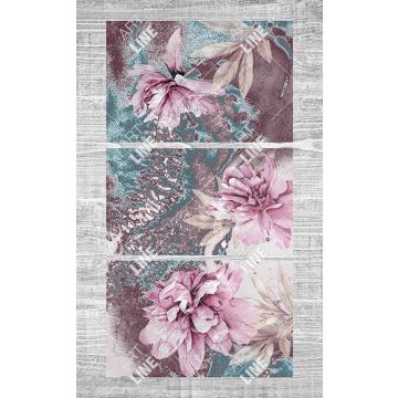 Coppia Salviette Bagno Pink Peony