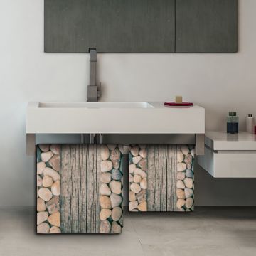 Coppia Salviette Bagno Wood and Stone