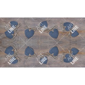 Tovaglia Cucina Hearts Wood