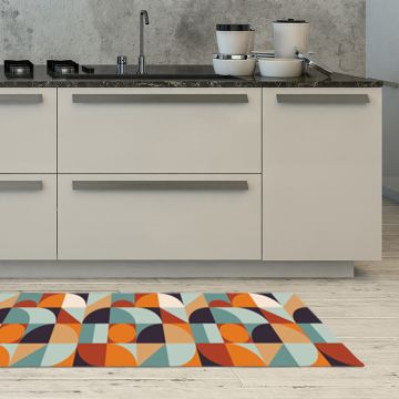 Tappeto Cucina Geometric 60s