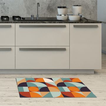 Tappeto Cucina Geometric 60s