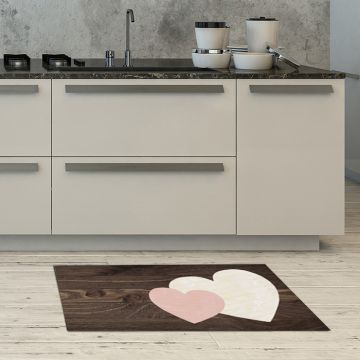 Tappeto Cucina Heart Wood