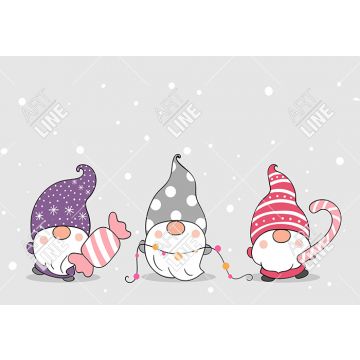 Tappeto FuoriPorta Christmas Three Gnomes