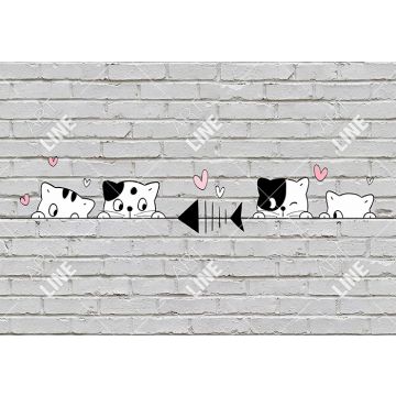 Tappeto FuoriPorta Love Cats