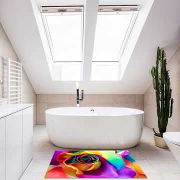 Tappeto Bagno Rose Rainbow