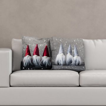 Cuscino Christmas Gnomes Trio