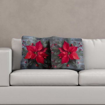 Cuscino Christmas Poinsettia