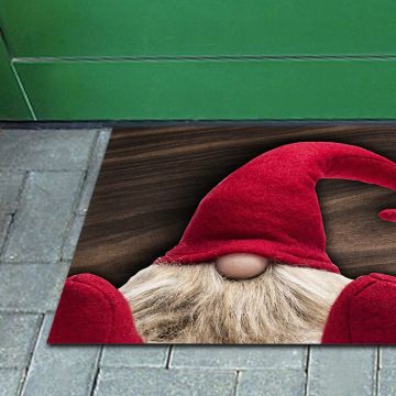 Tappeto FuoriPorta Christmas Red Gnome