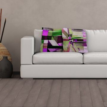 Cuscino Geometric Abstract Pink