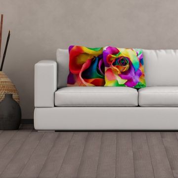 Cuscino Rose Rainbow