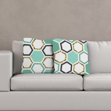 Cuscino Hexagons