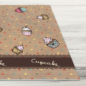 Coppia Tovagliette Set Americana Cupcake