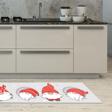 Tappeto Cucina Christmas Gnomes