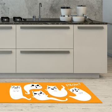 Tappeto Cucina Ghost Cats