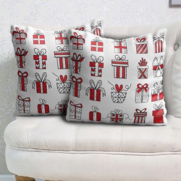 Cuscino Christmas Pattern Presents