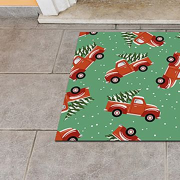 Tappeto FuoriPorta Christmas Pattern Trucks