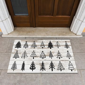 Tappeto FuoriPorta Christmas Pattern Trees