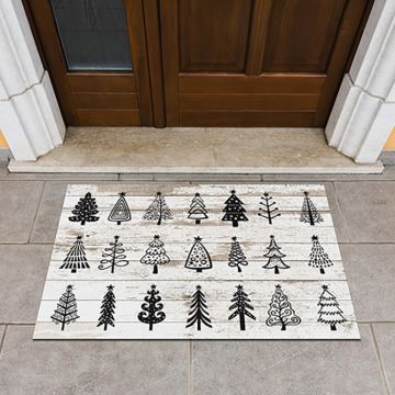 Tappeto FuoriPorta Christmas Pattern Trees