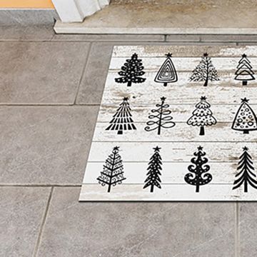Tappeto FuoriPorta Christmas Pattern Trees