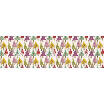 Runner Cucina Christmas Colorful Trees