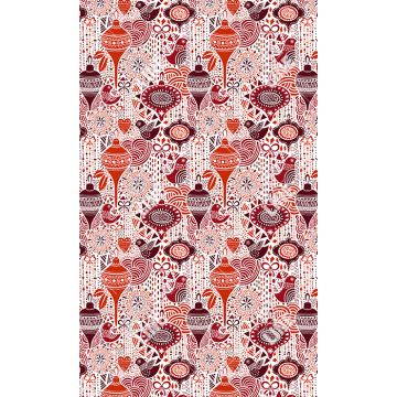 Strofinaccio Cucina Christmas Red Pattern