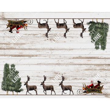 Tovaglia Cucina Santa Claus Sled