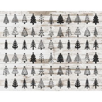 Tovaglia Cucina Christmas Pattern Trees