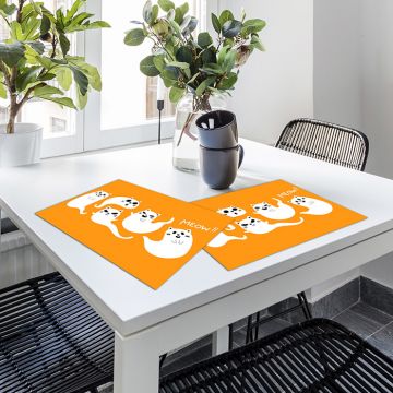 Coppia Tovagliette Ghosts Cats