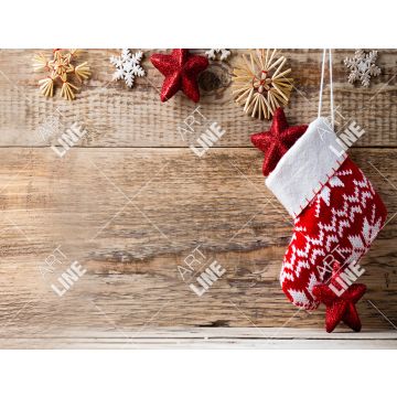 Coppia Tovagliette Set Americana Christmas Stocking