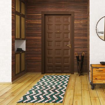 Tappeto Ingresso Green Tiles