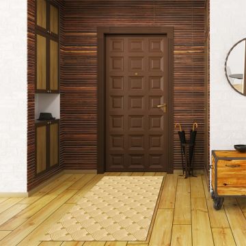 Tappeto Ingresso Beige Pattern